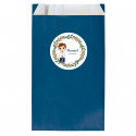 Sobre papel kraft azul marinho 7x12cm com adesivo primeira comunhão menino personalizável