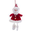 Pingente de boneco de neve para decoração de Natal