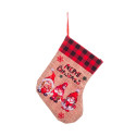 Meia de gnomo para decoração de Natal
