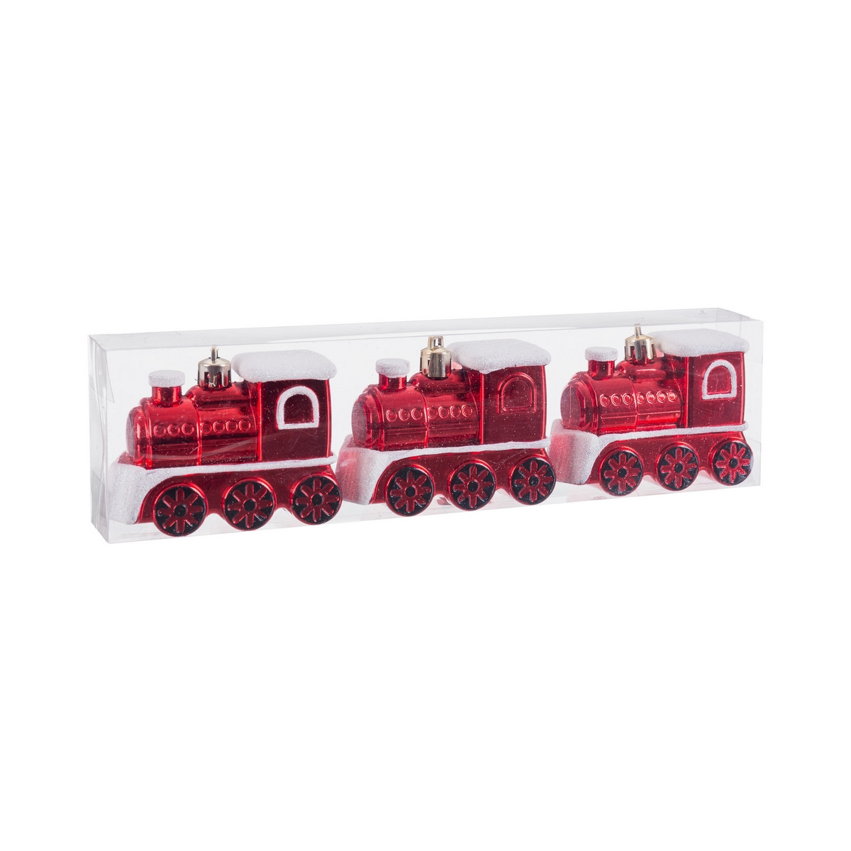Pingente de trem vermelho para detalhes de Natal