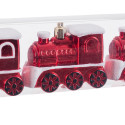 Pingente de trem vermelho para detalhes de Natal