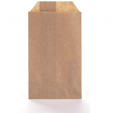 Pulseira trançada para homem semelhante a couro em envelope kraft com adesivo personalizável para casamentos