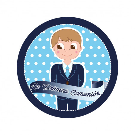 Caderno com adesivo de primeira comunhão personalizado para detalhes da criança