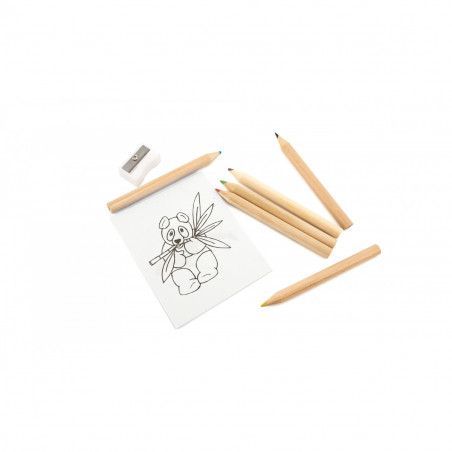 Estojinho para colorir com adesivo primeira comunhão para detalhes menino