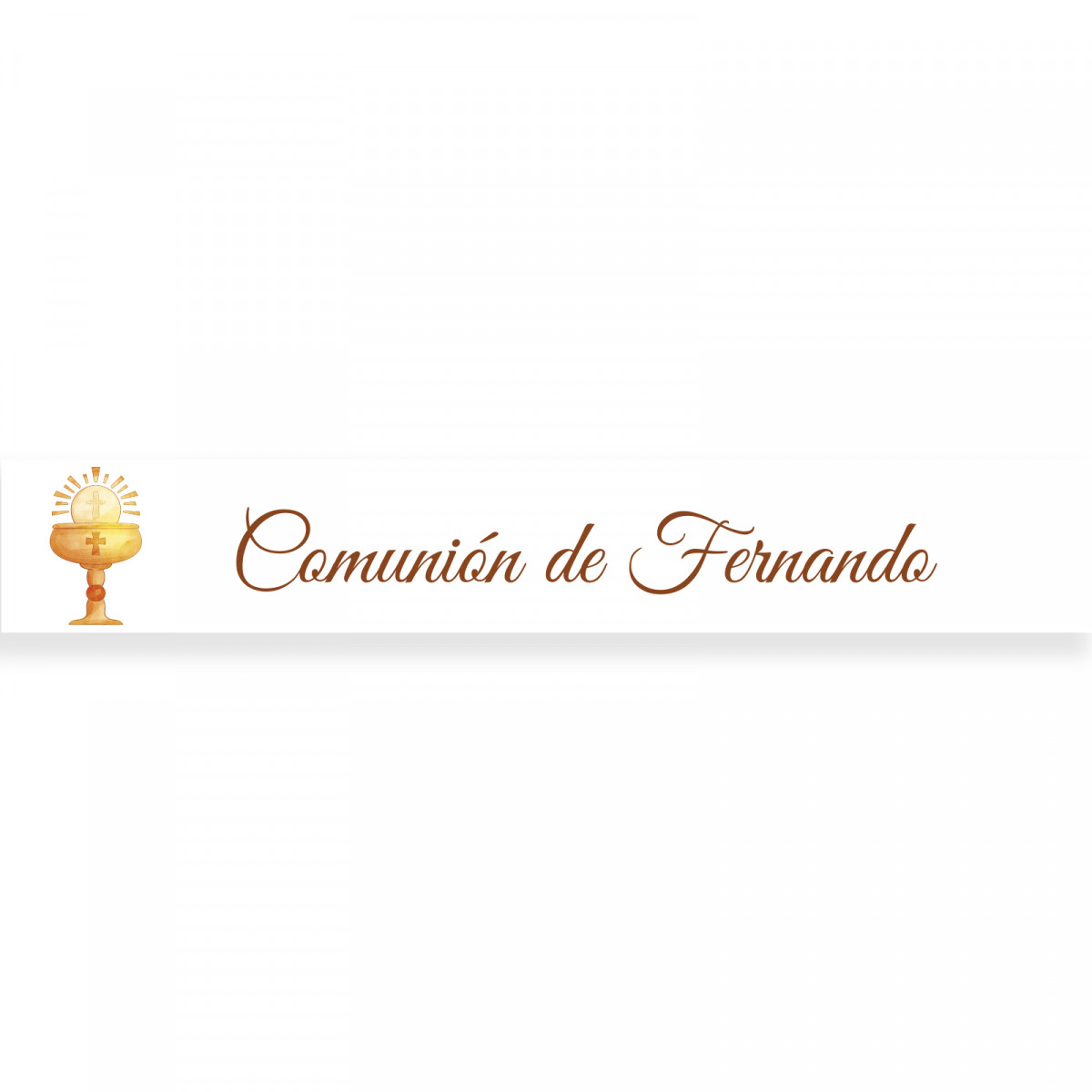 Adesivo de comunhão 5x1 personalizado cálice para lembrancinhas