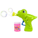 Pistola de bolha de fricção de dinossauro para detalhes infantis