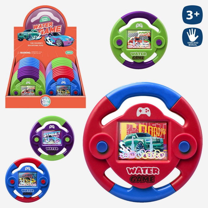 Jogo de água habilidade design de volante de carro para detalhes