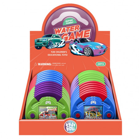 Jogo de água habilidade design de volante de carro para detalhes