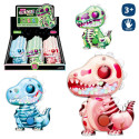 Jogo de água habilidade design dinossauro colorido para detalhes