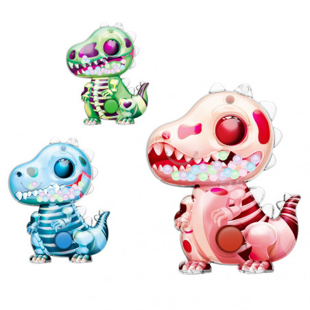 Jogo de água habilidade design dinossauro colorido para detalhes