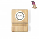 Suporte para celular de bambu personalizado para comunhão