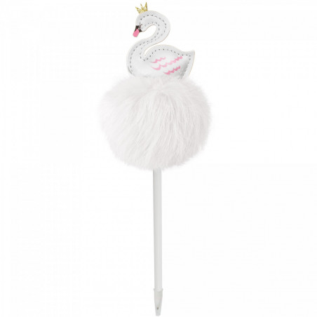 Caderno com caneta cisne para detalhes primeira comunhão menina