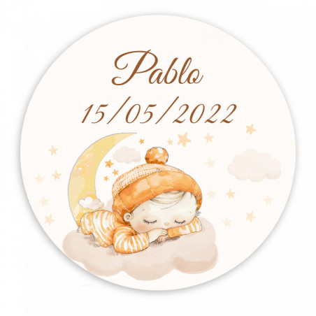 Chaveiro anjo da guarda em bolsa personalizada para batizado