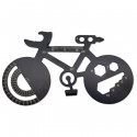 Ferramenta multifuncional em forma de bicicleta para detalhes