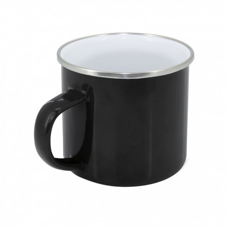 Caneca de metal estilo mug de cores variadas para presentear