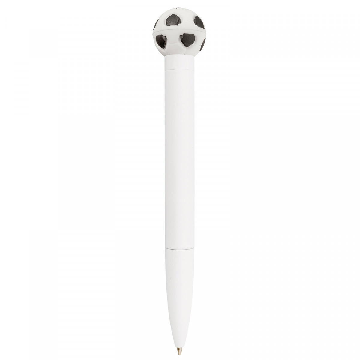 Caneta antiestrés design de bola de futebol para detalhes