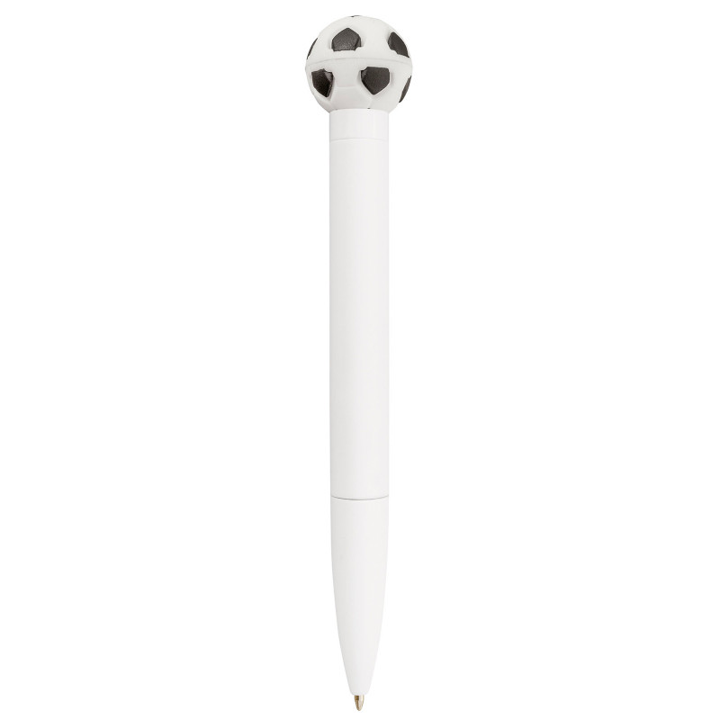 Caneta antiestrés design de bola de futebol para detalhes