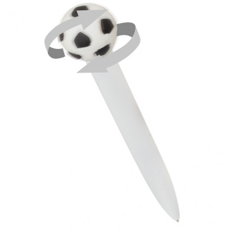 Caneta antiestrés design de bola de futebol para detalhes