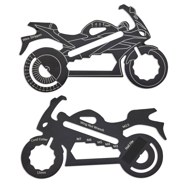 Ferramenta multifuncional de design de motocicleta para obter detalhes