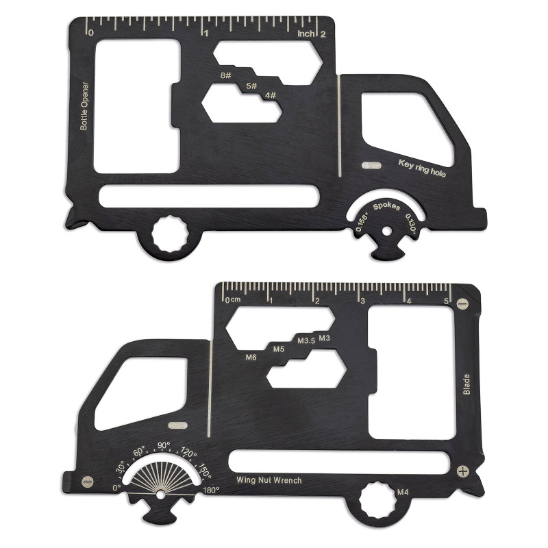 Ferramenta multifuncional de design de caminhão para obter detalhes