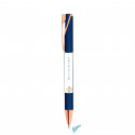 Caneta Pierre Cardin semi gel azul marinho com adesivo de primeira comunhão para detalhes de menino