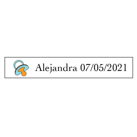 Canivete multiuso de aço personalizado com adesivo de batizado
