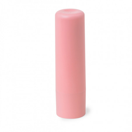 Bálsamo labial hidratante vegano com adesivo transparente ramo flores para detalhes