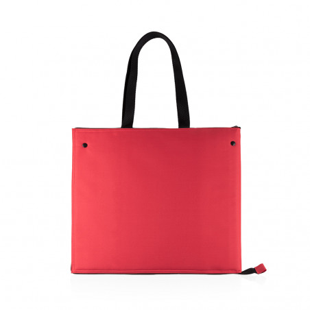 Bolsa térmica colorida com zíper e abertura total