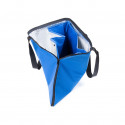 Bolsa térmica colorida com zíper e abertura total