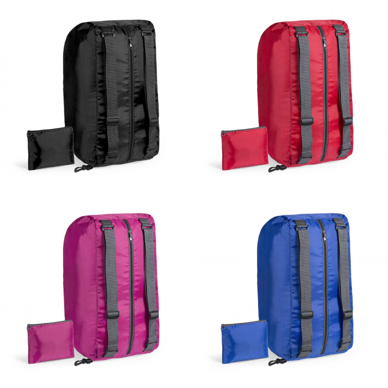 Bolsa mochila colorida para viagens