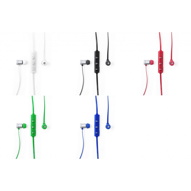 Fones de ouvido coloridos com conexão Bluetooth