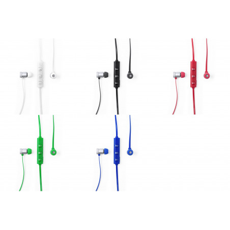 Fones de ouvido coloridos com conexão Bluetooth