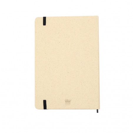 Caderno ECO A5 com capas duras fabricadas com ervas recicladas