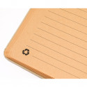 Caderno ECO A5 com capas duras fabricadas com ervas recicladas