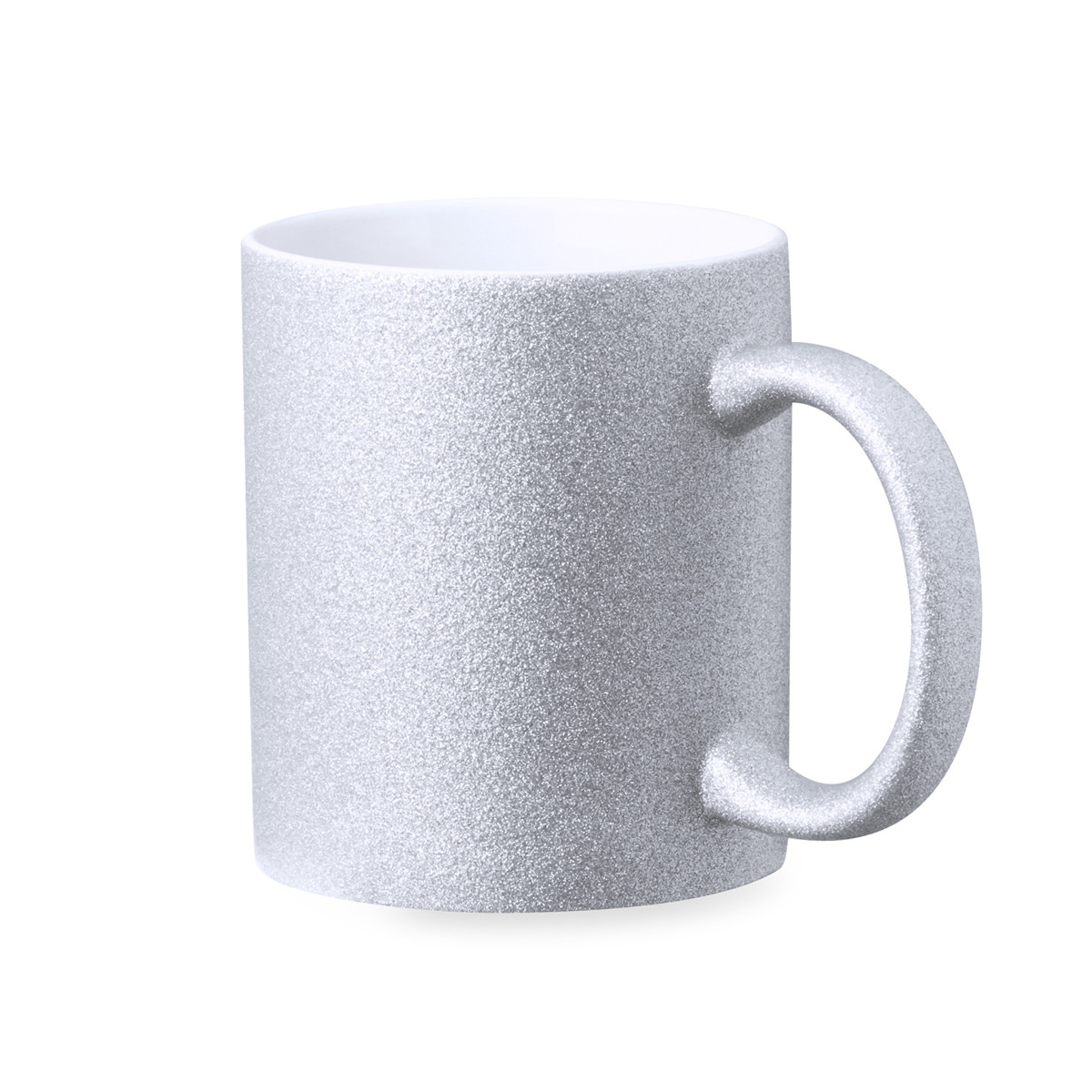 Caneca de sublimação de cerâmica efeito purpurina para detalhes de eventos