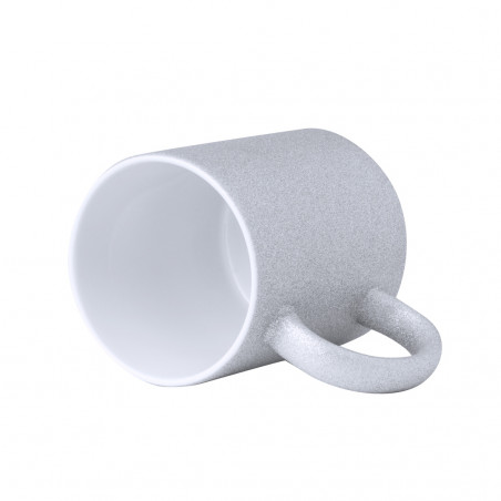 Caneca de sublimação de cerâmica efeito purpurina para detalhes de eventos