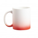 Caneca de sublimação com acabamento fosco em cores para detalhes do evento