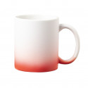 Caneca de sublimação com acabamento fosco em cores para detalhes do evento
