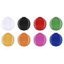 Bálsamo labial hidratante em caixa de cores para detalhes de eventos e festas