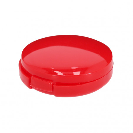 Bálsamo labial hidratante em caixa de cores para detalhes de eventos e festas