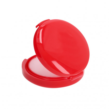 Bálsamo labial hidratante em caixa de cores para detalhes de eventos e festas