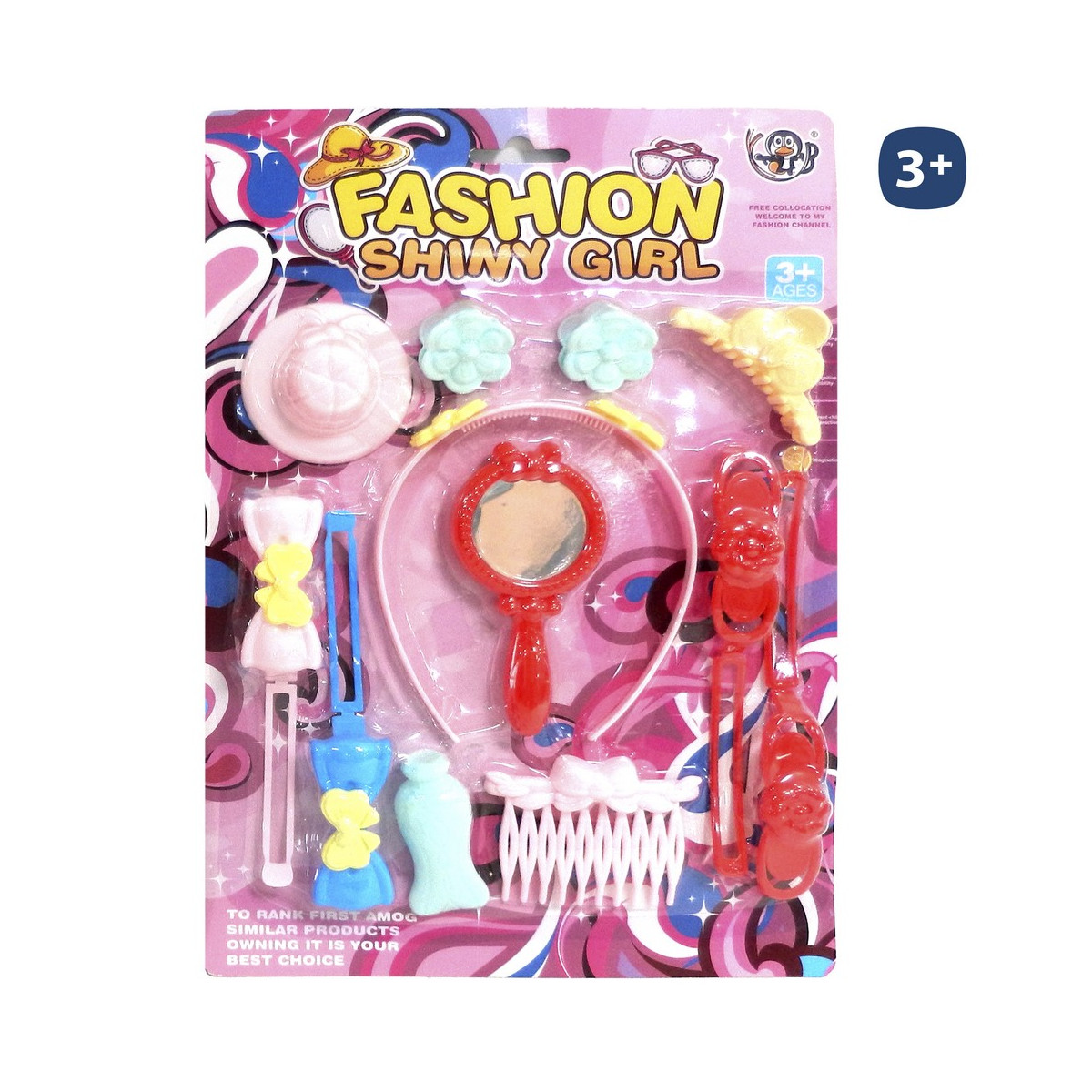 Conjunto de beleza com acessórios de moda de cabeleireiro