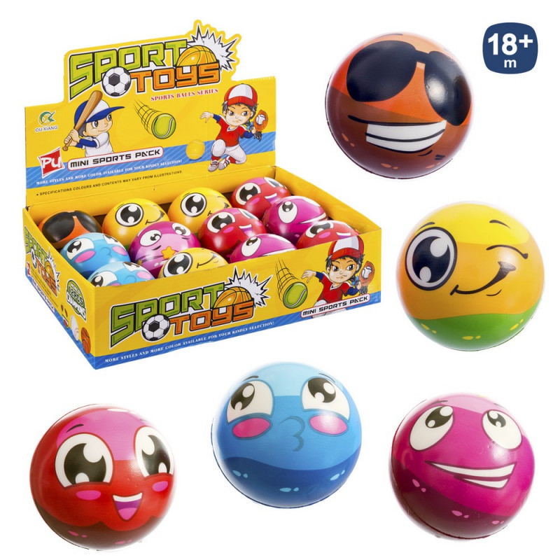 Bola de espuma designo carinha simpática l emoticons