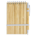 Caderno personalizado para comunhão com caneta de bambu