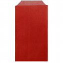 Brincos em forma de morango em envelope vermelho personalizado com adesivo de casamento divertido