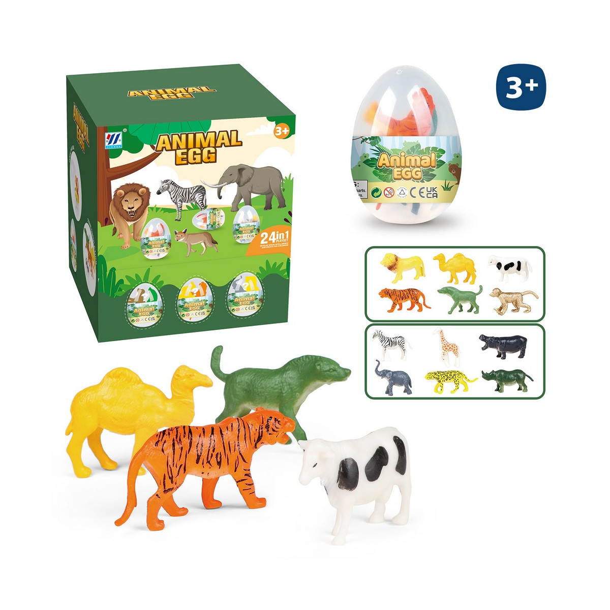 Ovos surpresa de animal selvagem para presentear