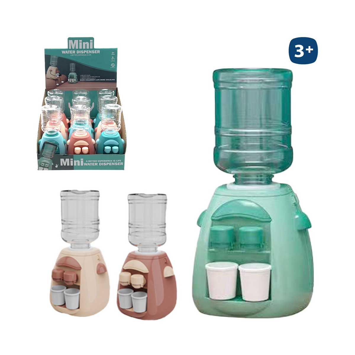 Mini Dispensador de Água para Crianças Brinquedo Educativo e Divertido