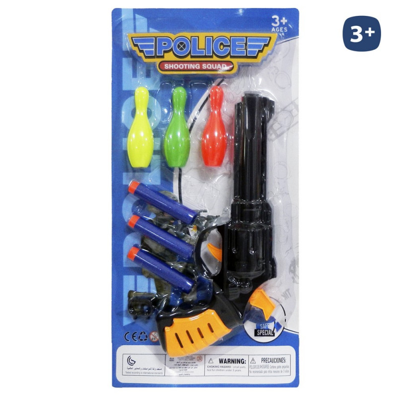 Pistola de brinquedo lançador de dardos estilo realista