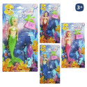 Boneca sereia com acessórios para presentear