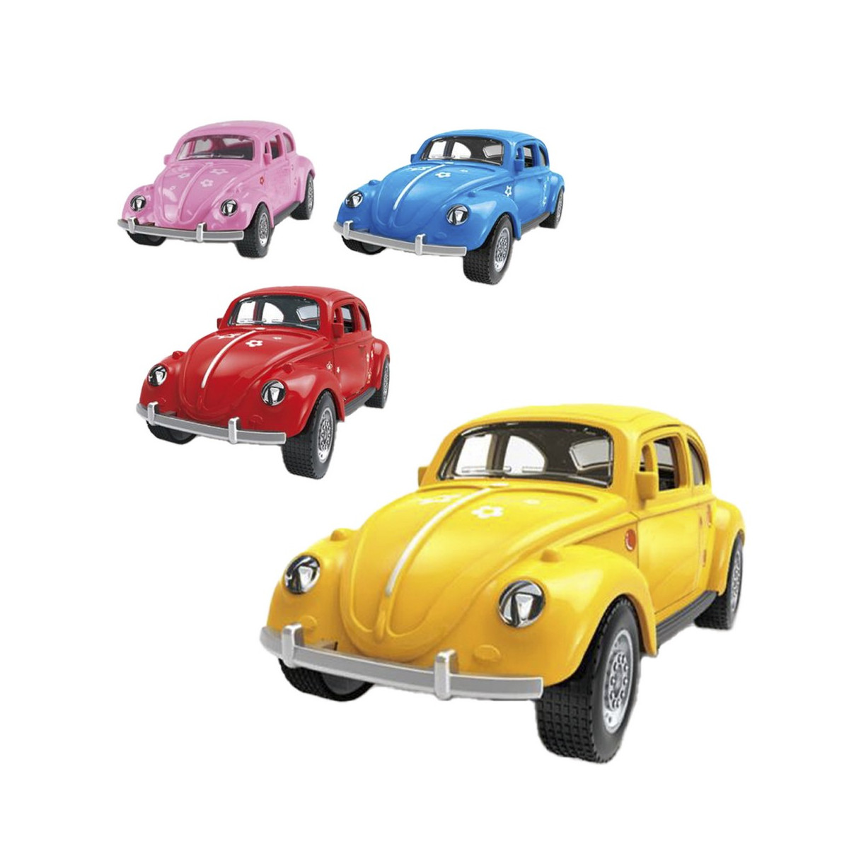 Carro estilo vintage beetle escaravelho de fricção para presentear